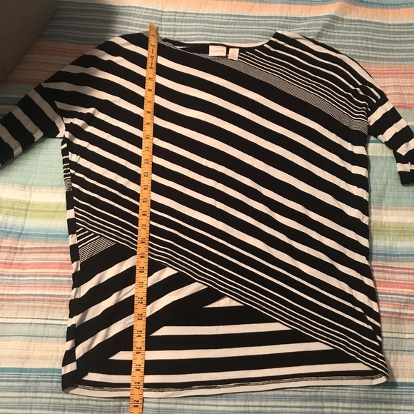 Chico's 0 Small Stripe Top - Picture 8 of 8